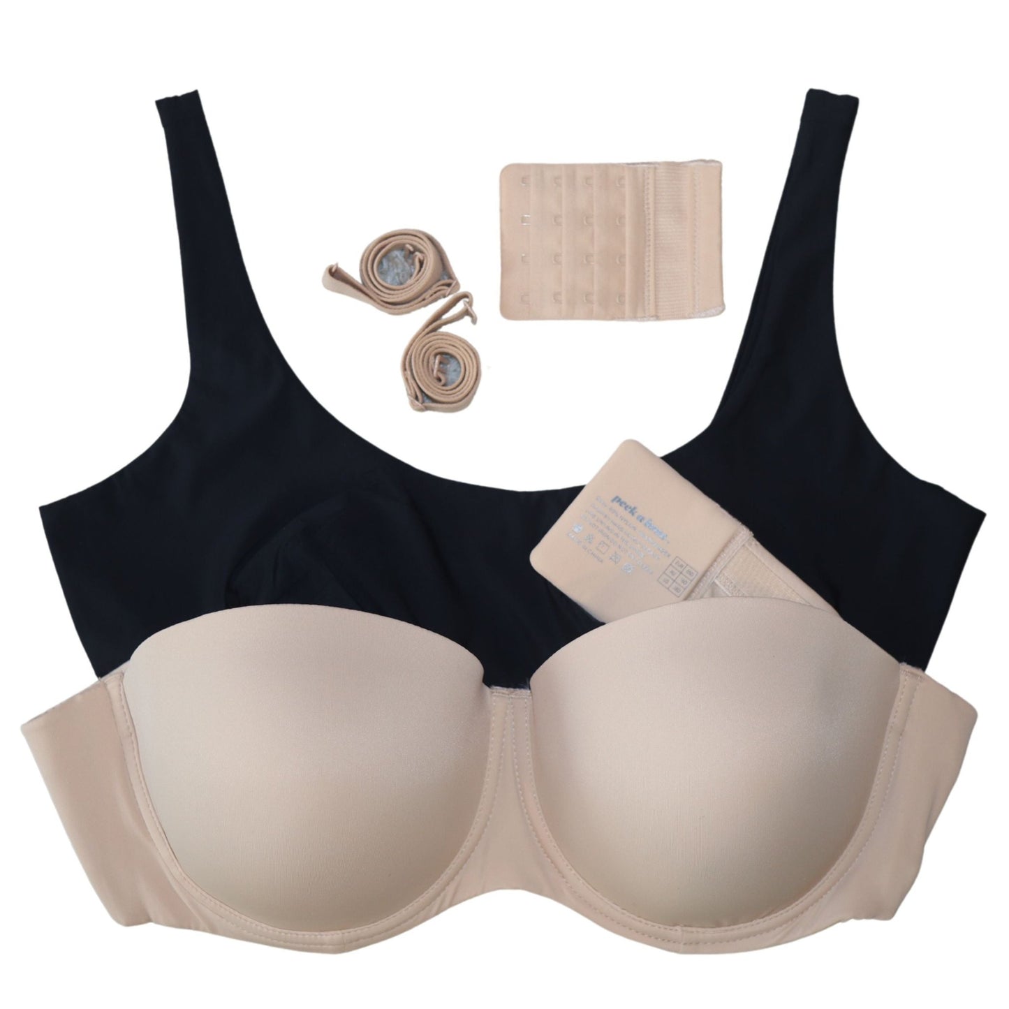 BASIC BUNDLE Universal Comfort Bra + SoftSculpt Midnight Black Bra Skin